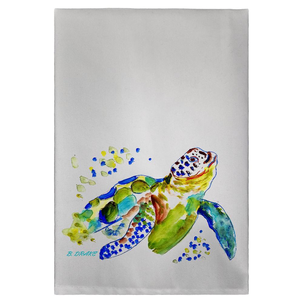 Baby Sea Turtle Guest Towel. Picture 1