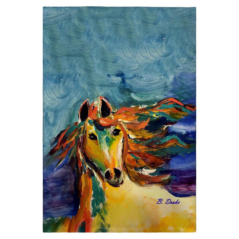 Colorful Horse Guest Towel. Picture 1