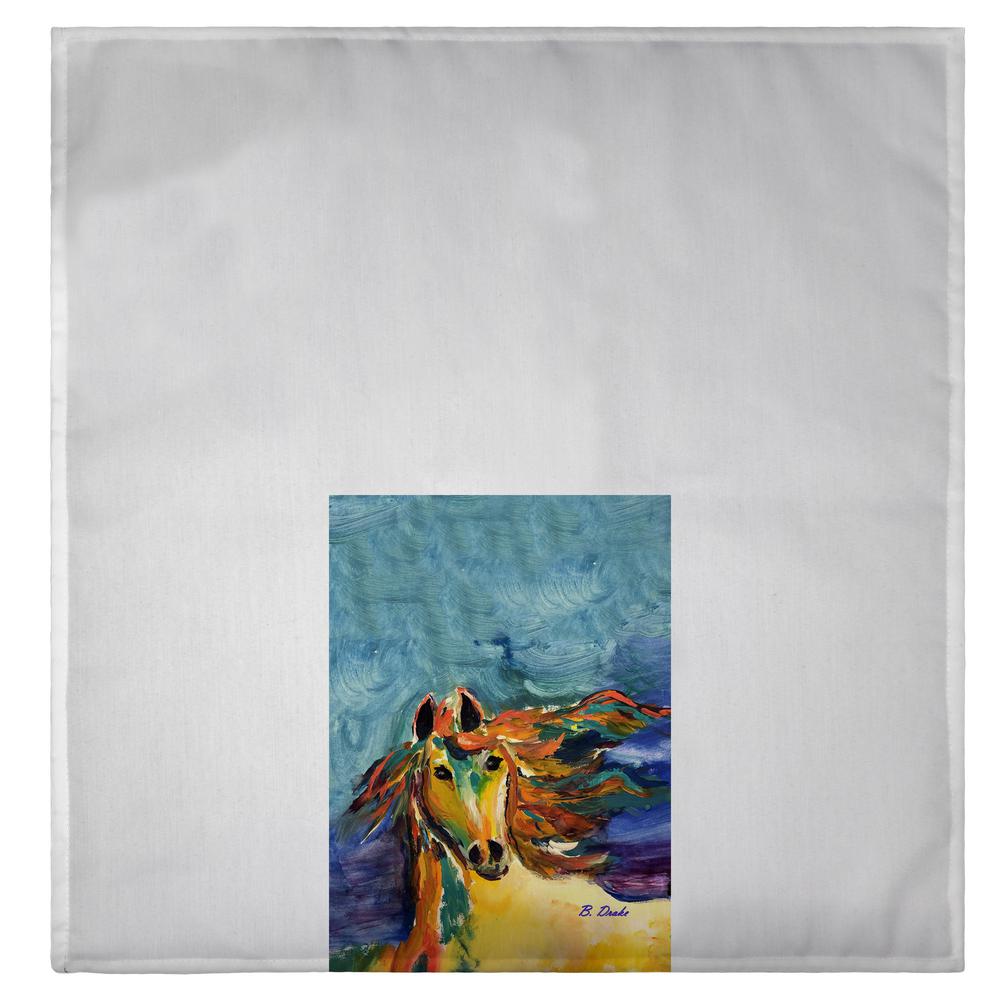 Colorful Horse Guest Towel. Picture 2
