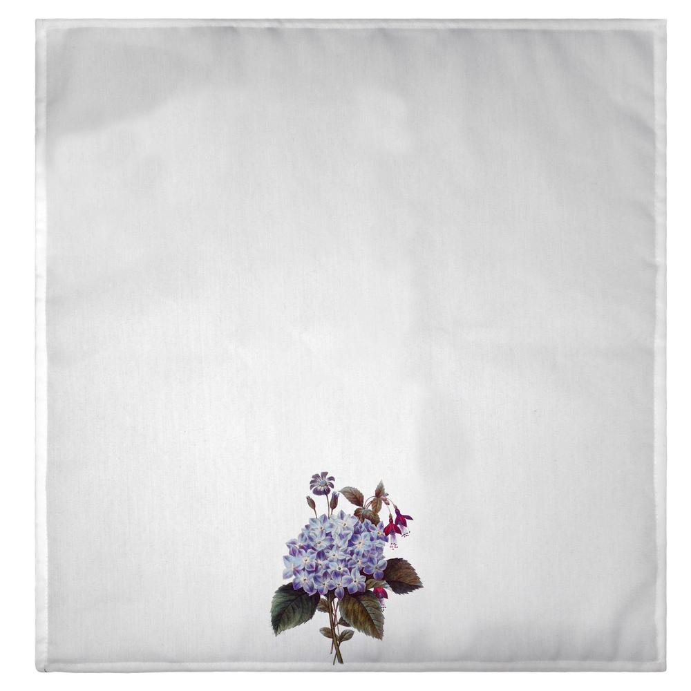 Blue Hydrangea Guest Towel. Picture 2