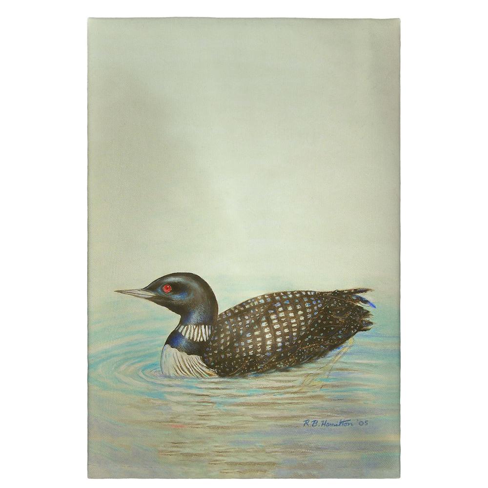 Loon Guest Towel. Picture 1