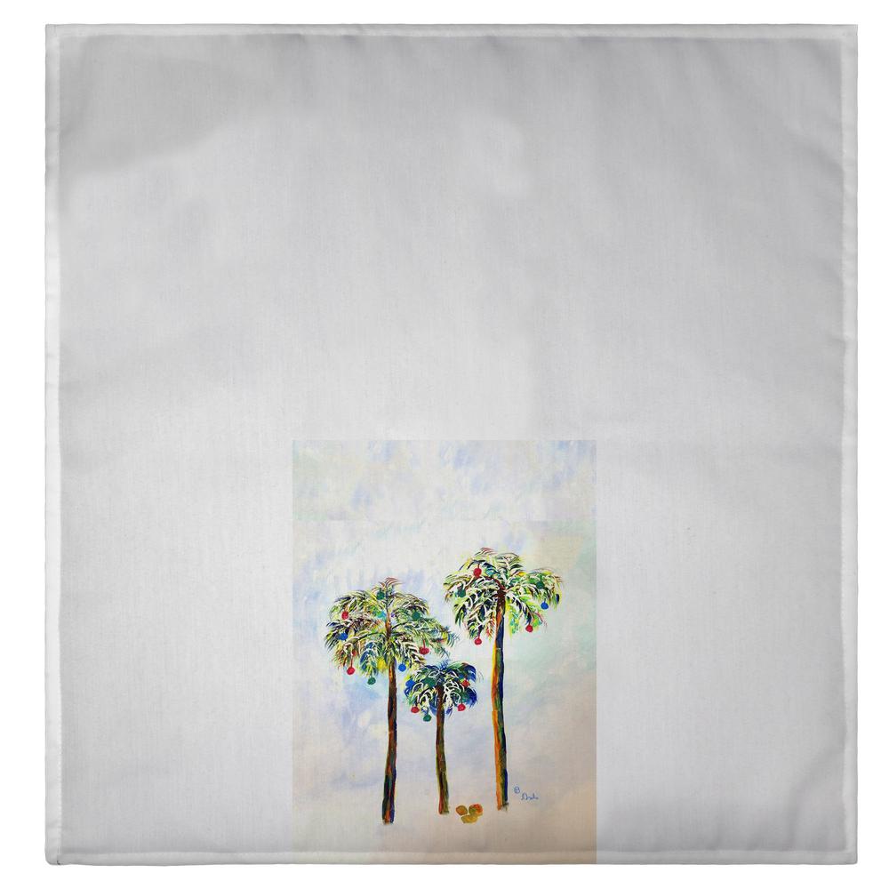 Christmas Palms Guest Towel. Picture 2