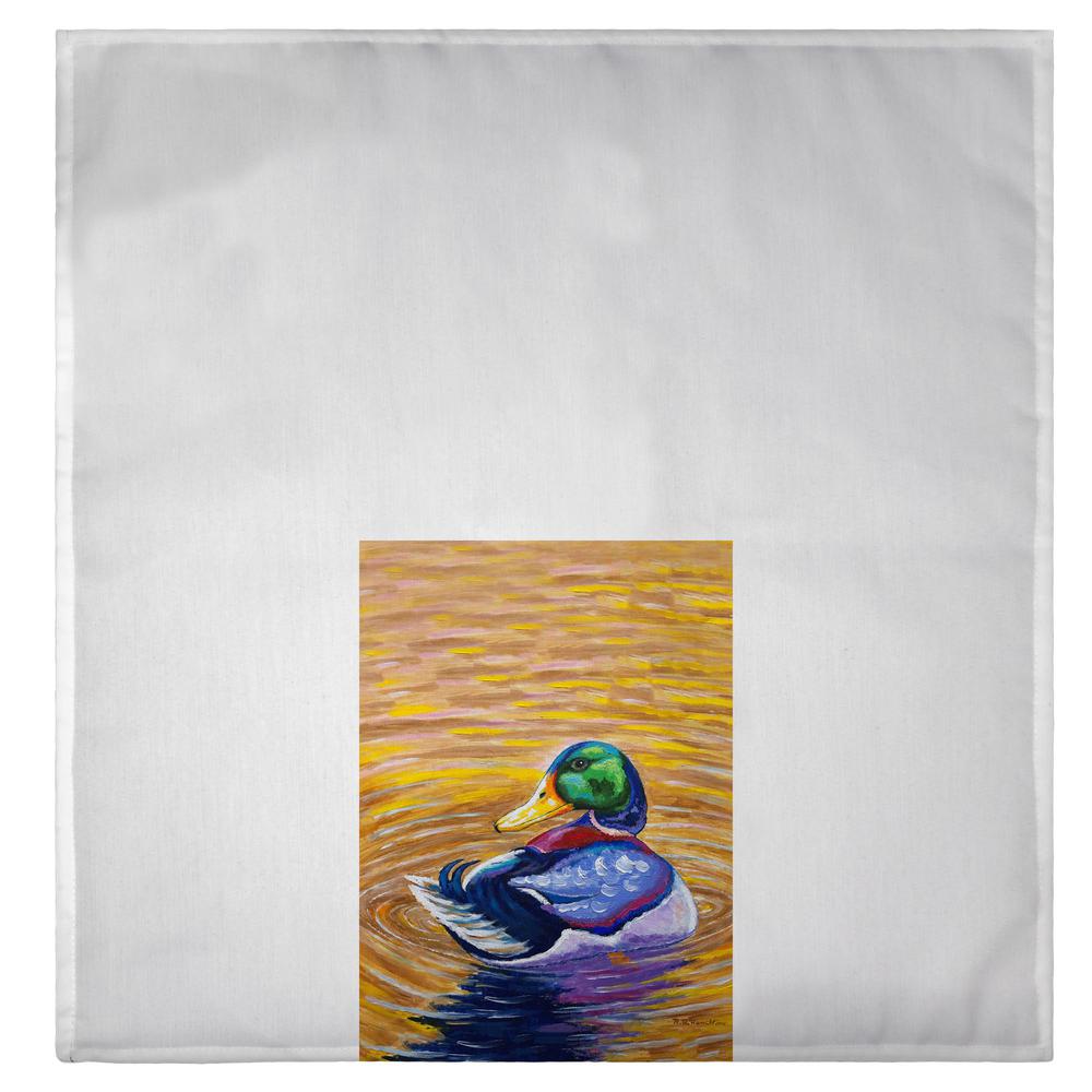 Duck Looking Guest Towel. Picture 2