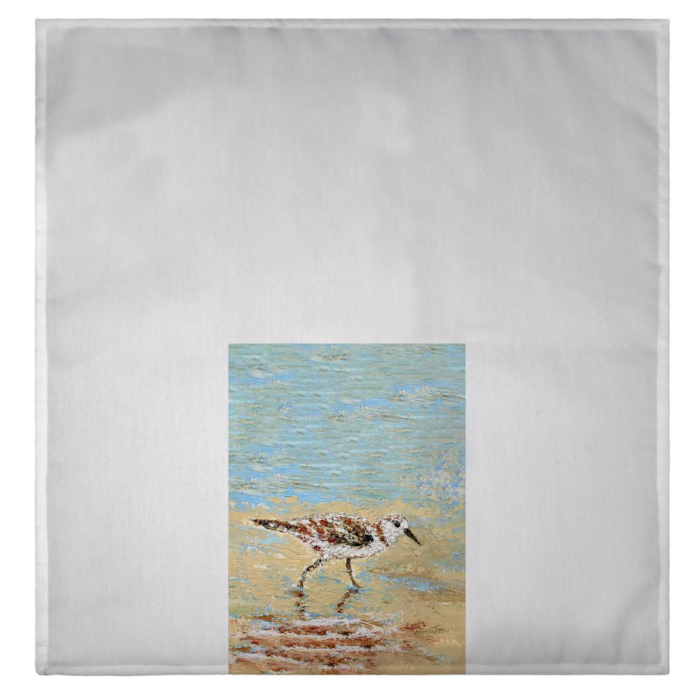 Lone Sandpiper Guest Towel. Picture 2