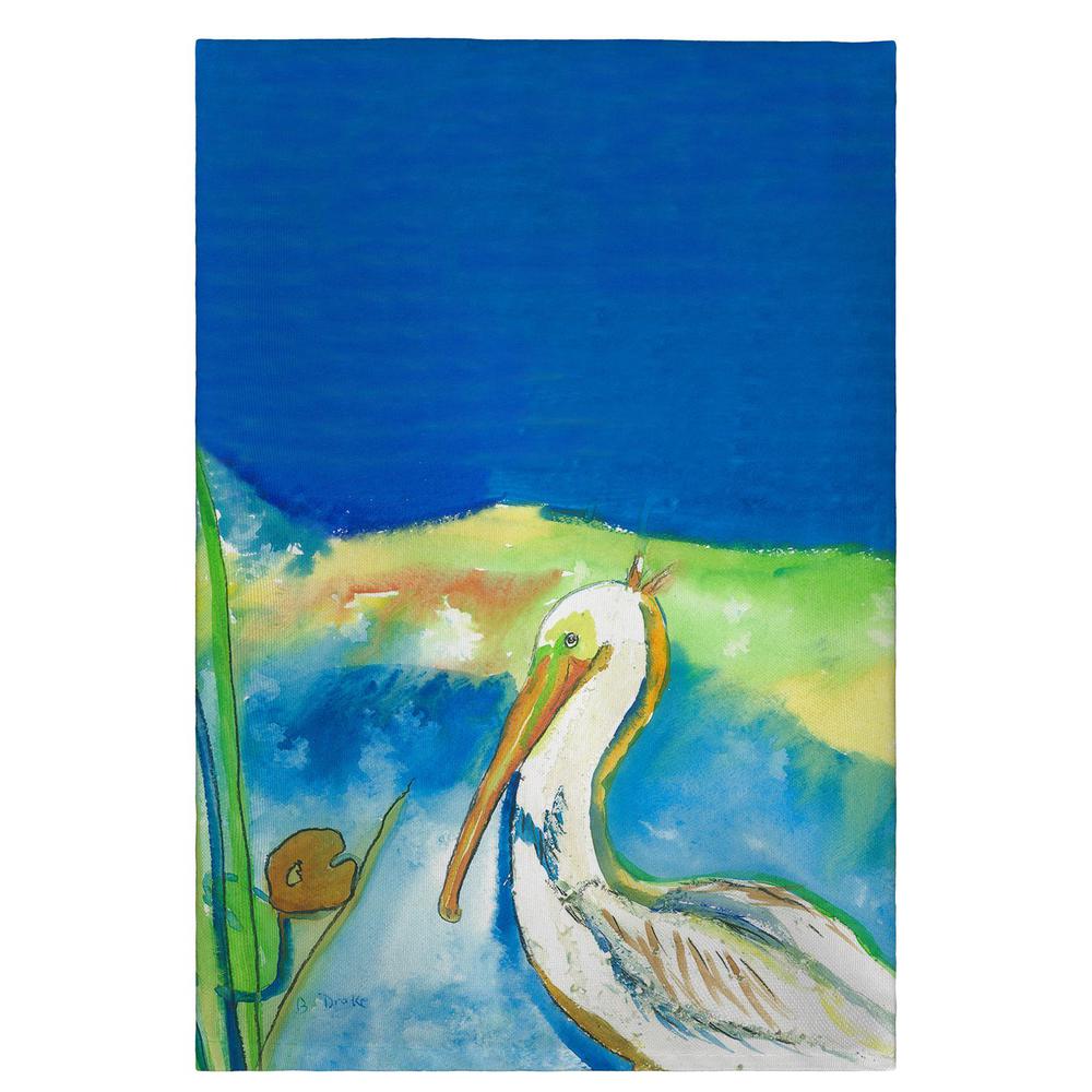 White Pelican Guest Towel. Picture 1