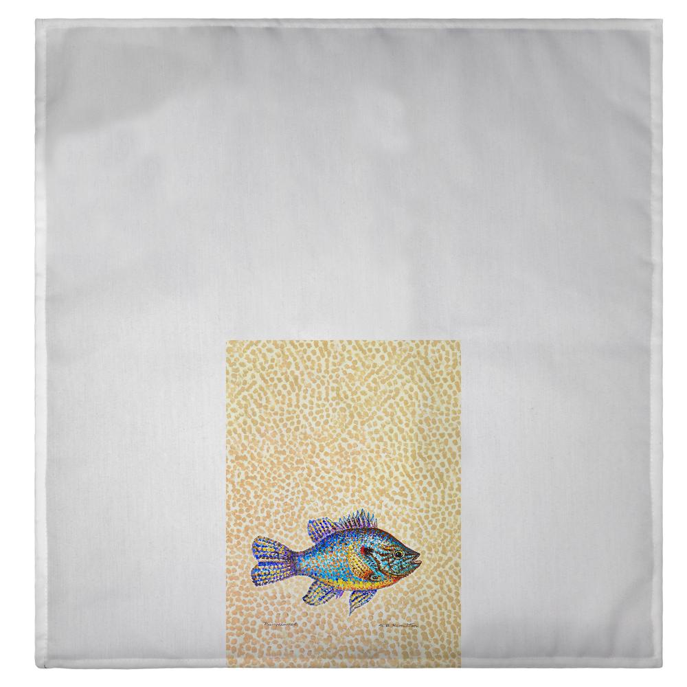 Pumpkinseed Fish Guest Towel. Picture 2
