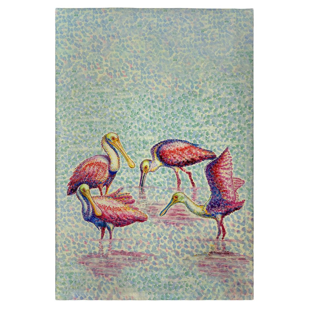 Spoonbill Group Guest Towel. Picture 1