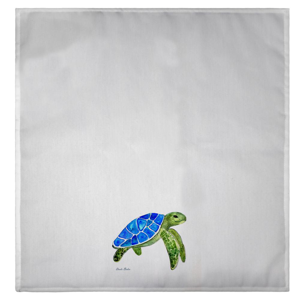 Drake's Sea Turtle Guest Towel. Picture 2