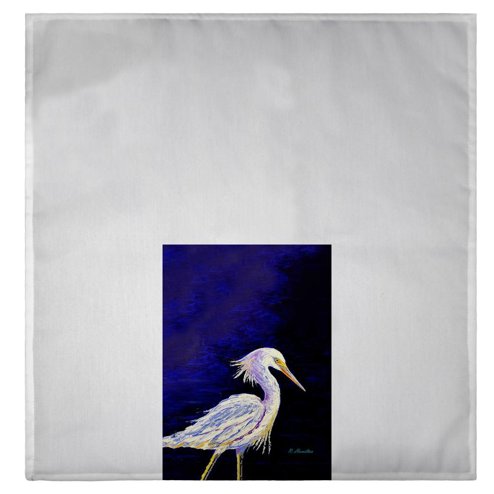 Palette Snowy Egret Guest Towel. Picture 2