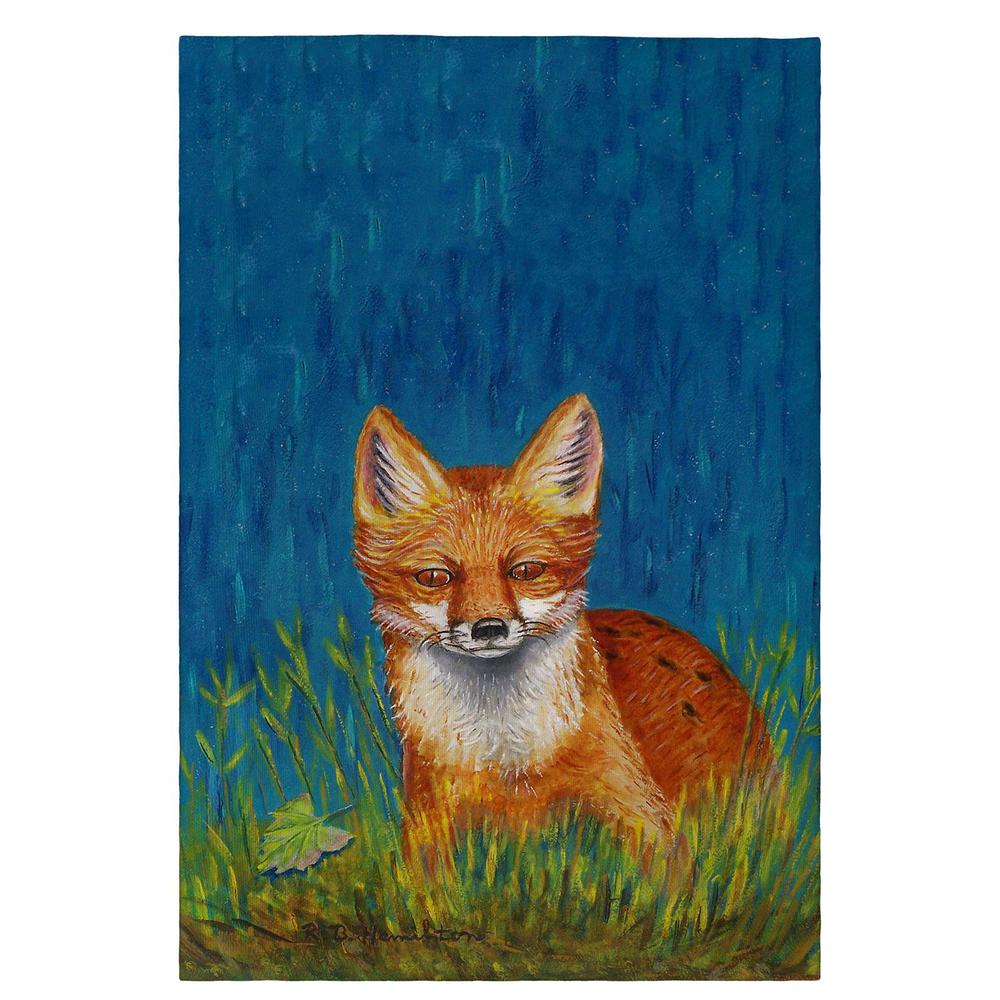 Red Fox Guest Towel. Picture 1