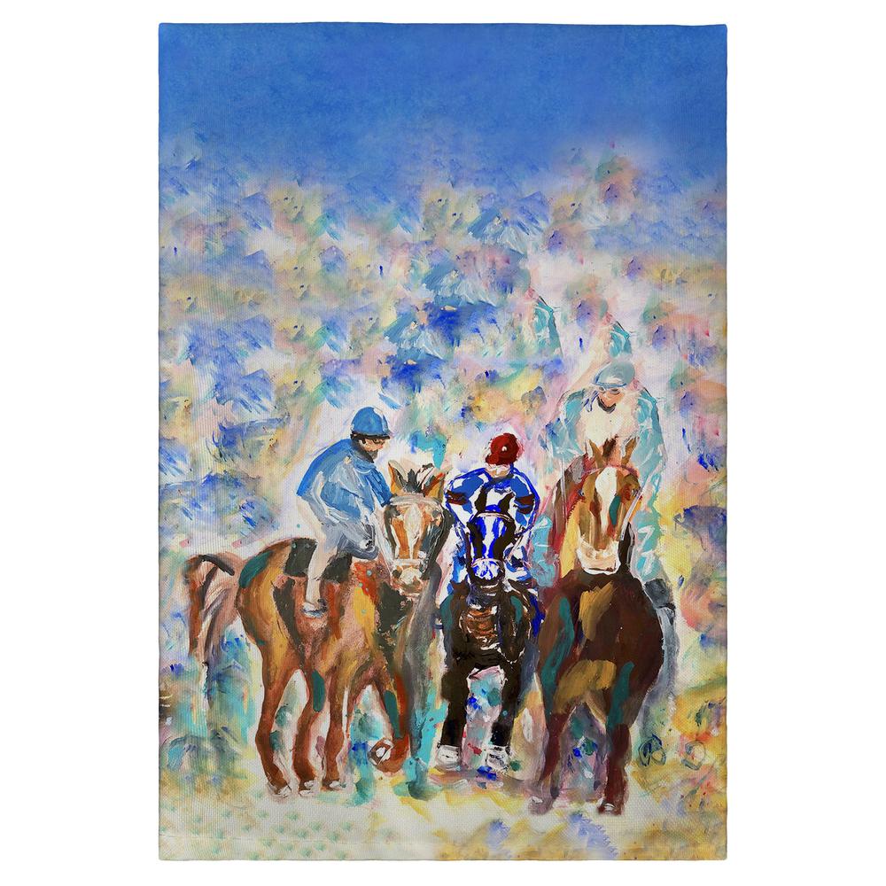 Three Racing II Guest Towel. Picture 1