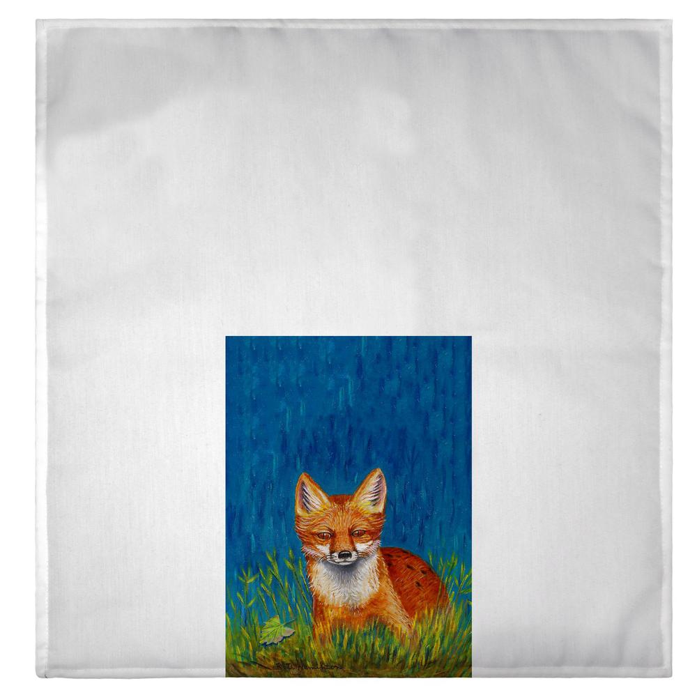 Red Fox Guest Towel. Picture 2