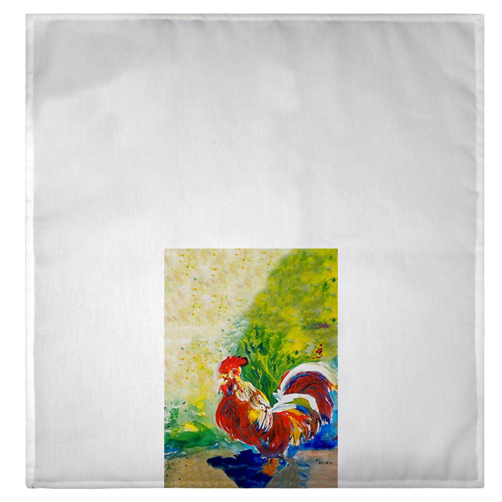 Red Rooster Guest Towel. Picture 2