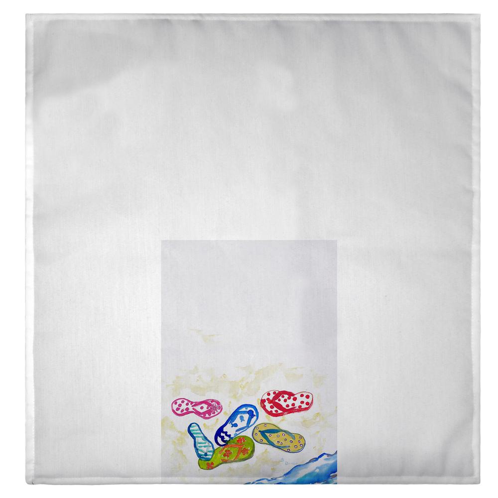 Six Flip Flops Guest Towel. Picture 2