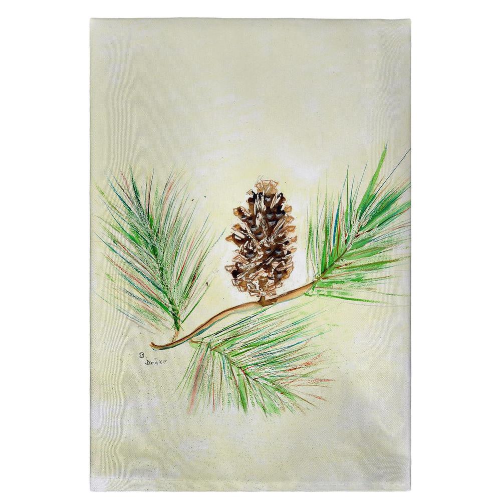 Pinecone Guest Towel. Picture 1