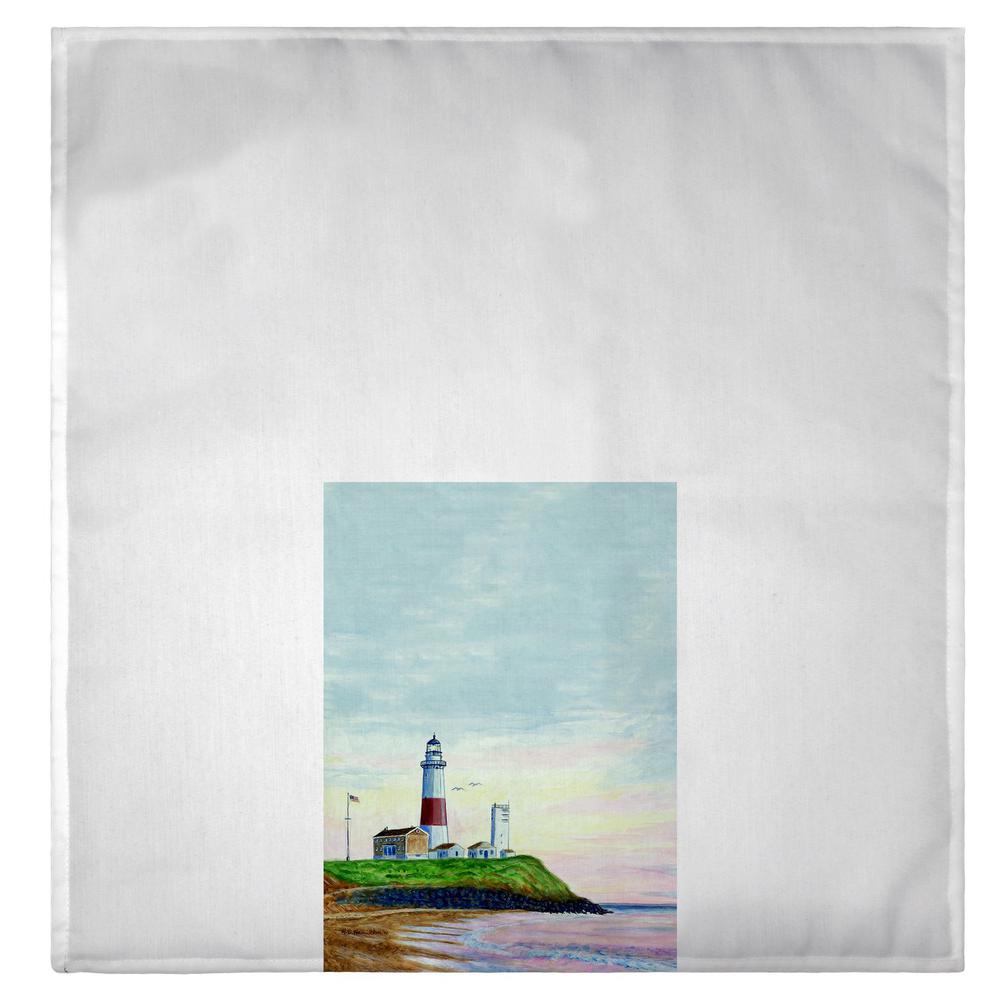 Montauk Lighthouse Guest Towel. Picture 2