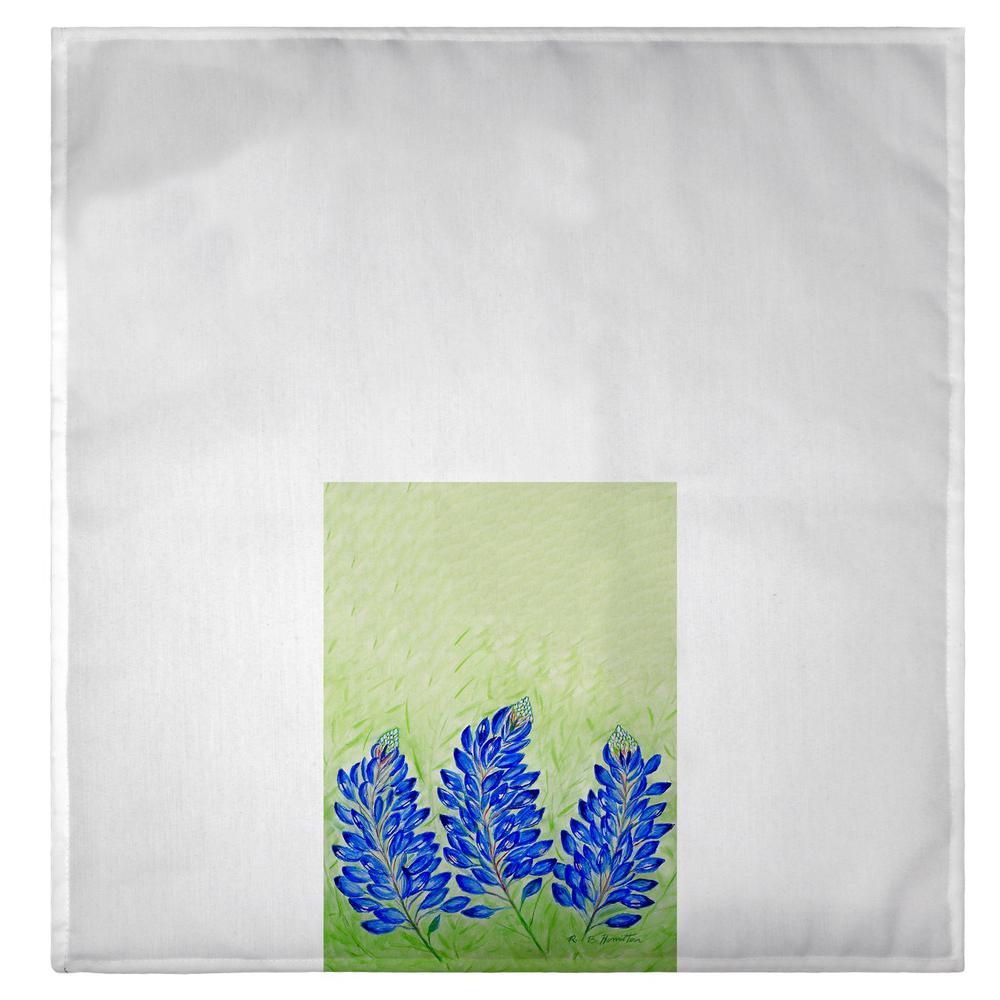 Blue Bonnets Guest Towel. Picture 2