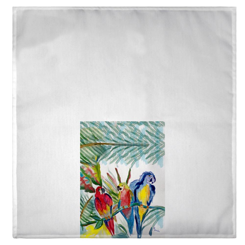 Parrot Family Guest Towel. Picture 2