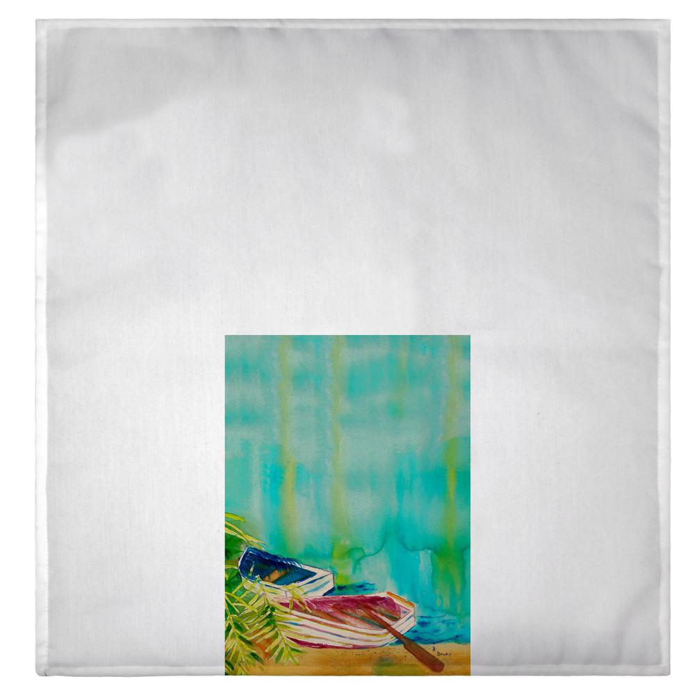 Row Boats Guest Towel. Picture 2