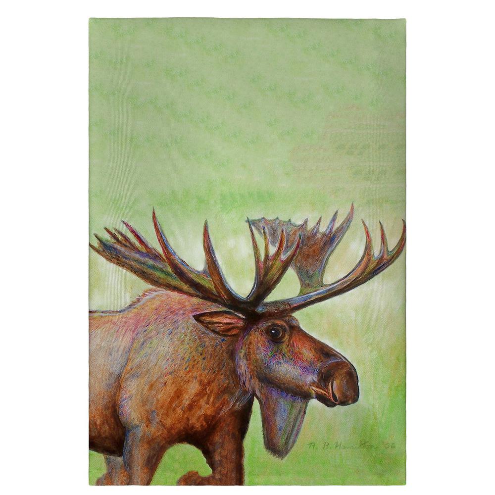 Moose Guest Towel. Picture 1
