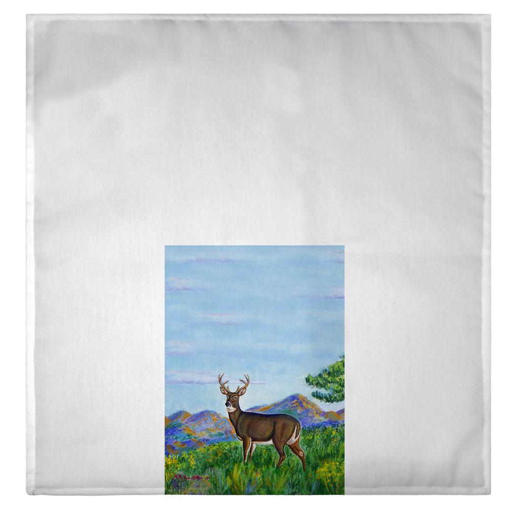 Deer in Mountains Guest Towel. Picture 2
