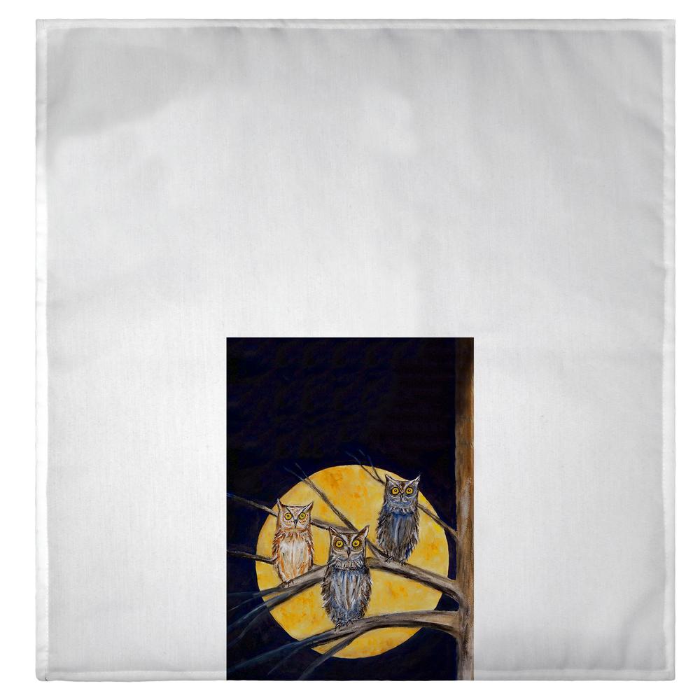 Night Owls Guest Towel. Picture 2