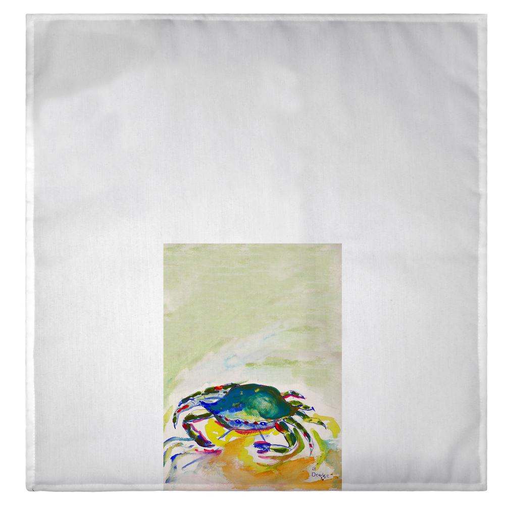 Green Crab Guest Towel. Picture 2
