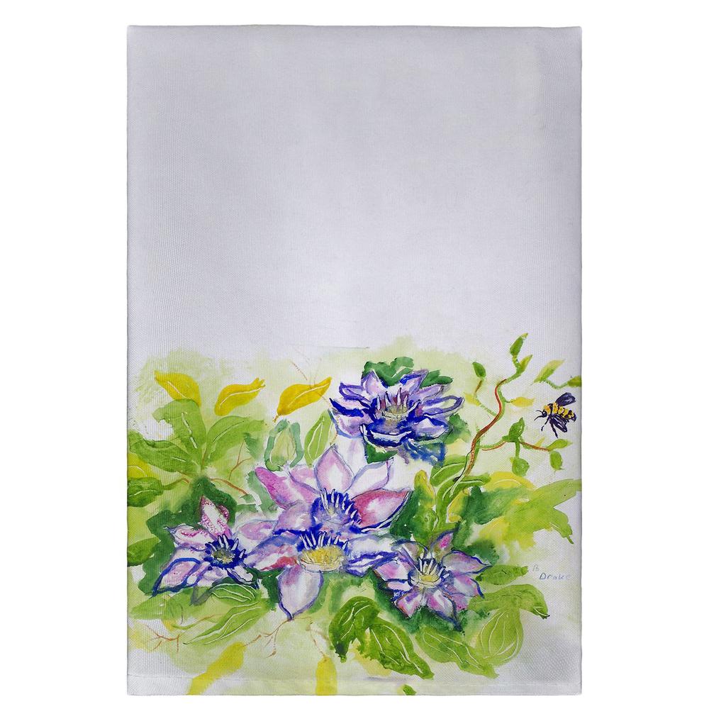 Clematis Guest Towel. Picture 1