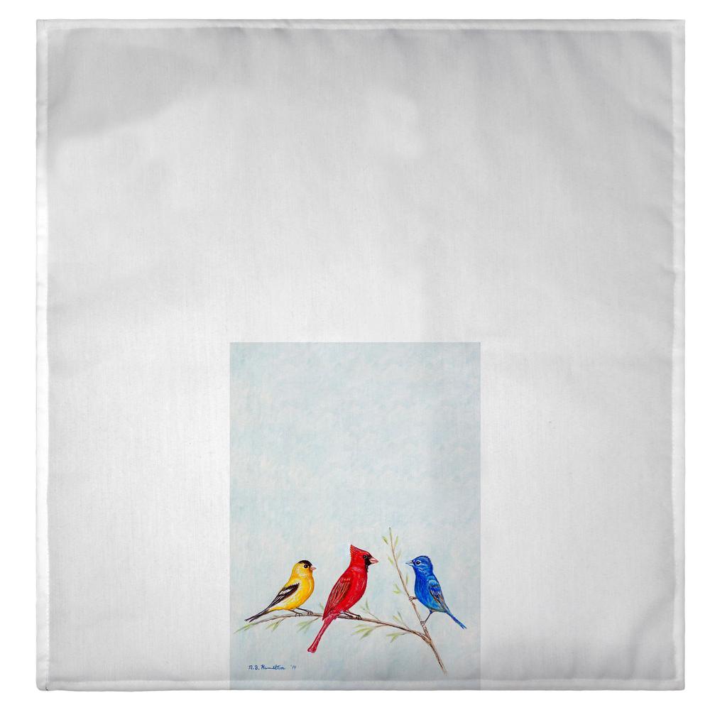 Three Birds Guest Towel. Picture 2