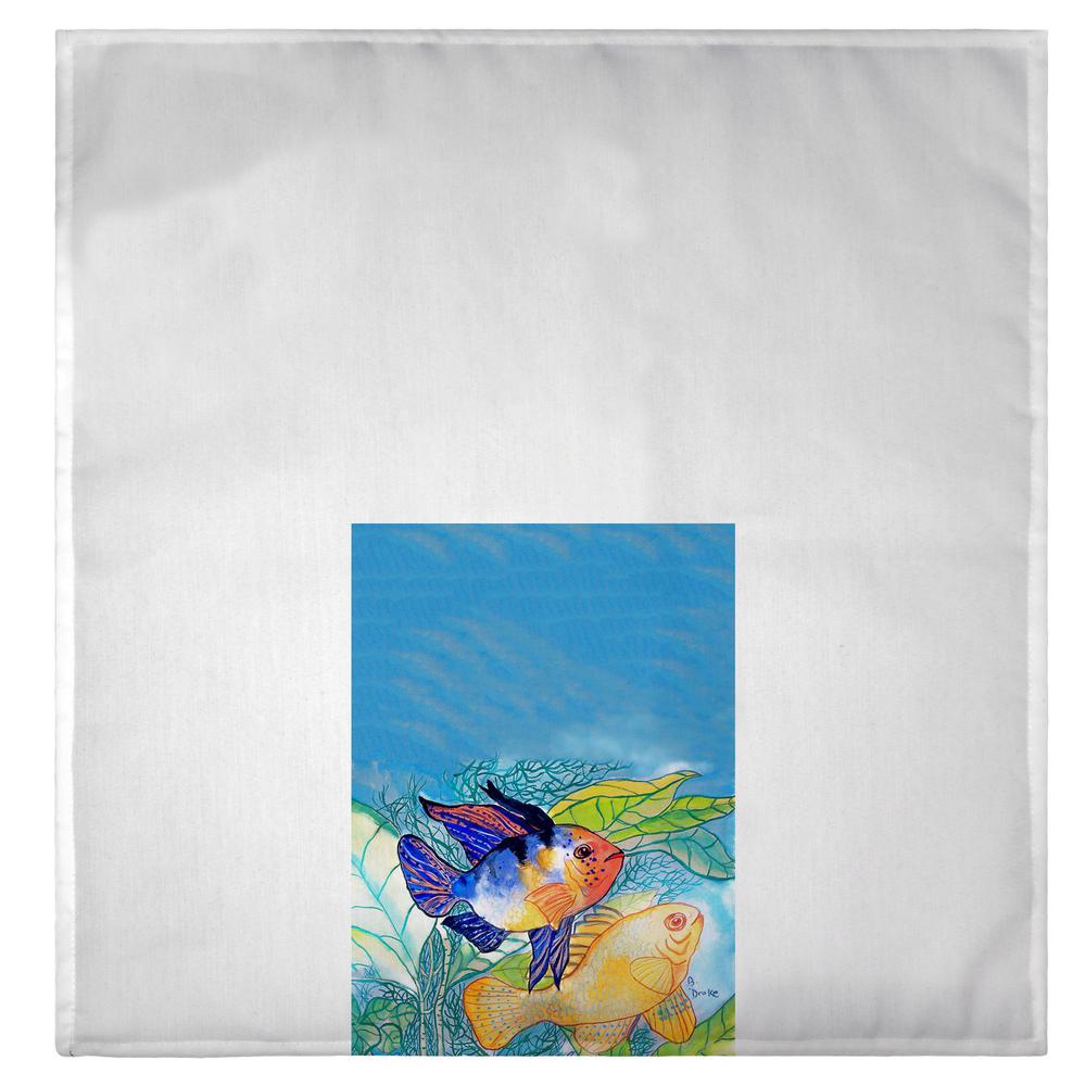 Betsy's Two Fish Guest Towel. Picture 2