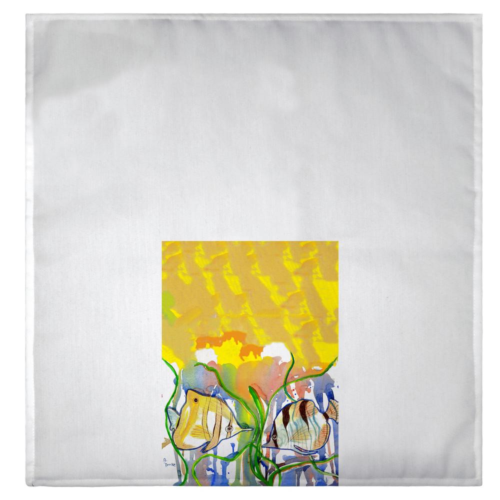Angel Fish Guest Towel. Picture 2