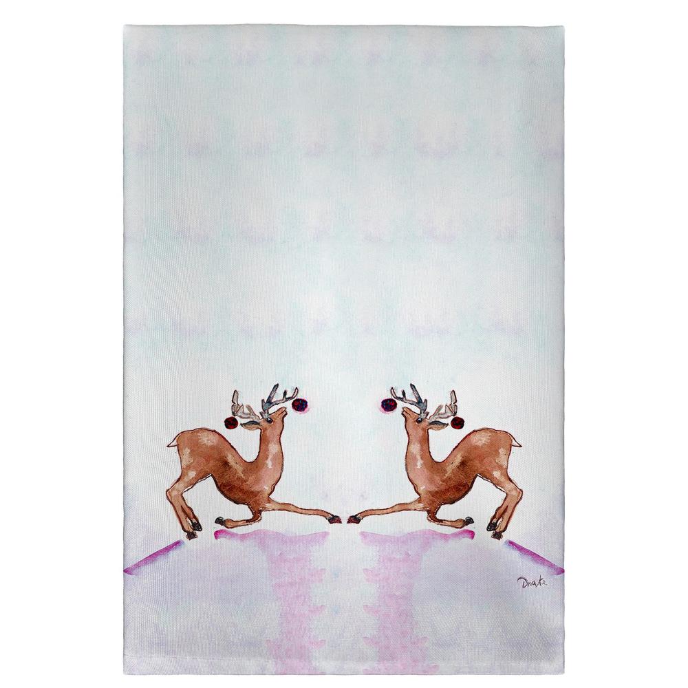 Dancing Deer Guest Towel. Picture 1