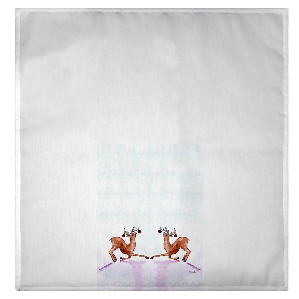 Dancing Deer Guest Towel. Picture 2