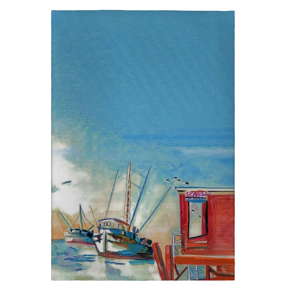 Shrimpboat Guest Towel. Picture 1