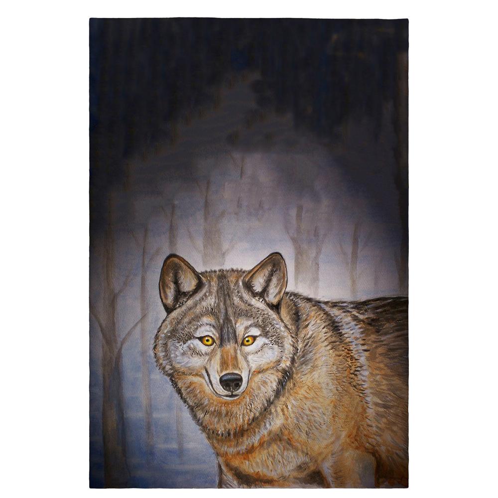 Wolf Guest Towel. Picture 1