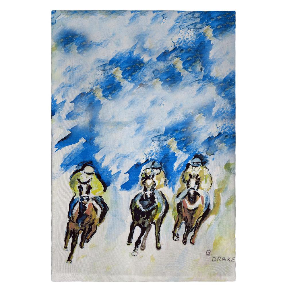 Three Racing Guest Towel. Picture 1
