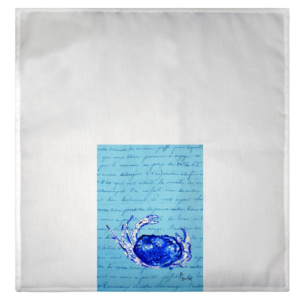 B Script Crab Guest Towel. Picture 2