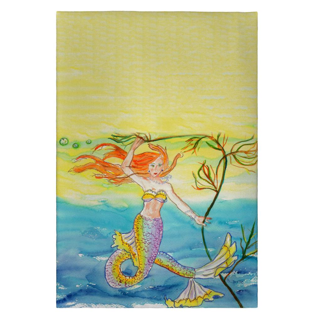 Betsy's Mermaid Guest Towel. Picture 1