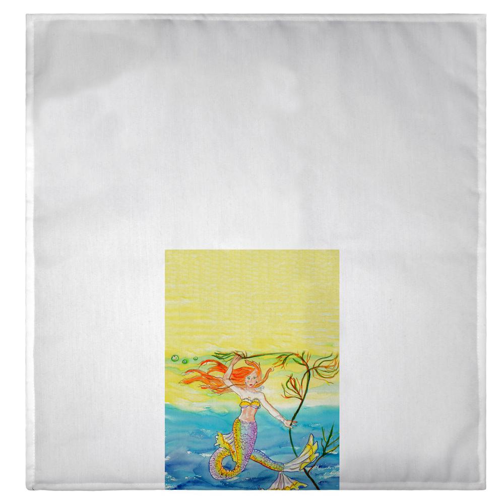 Betsy's Mermaid Guest Towel. Picture 2