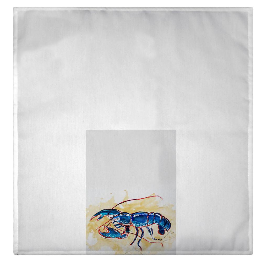 Blue Lobster Guest Towel. Picture 2