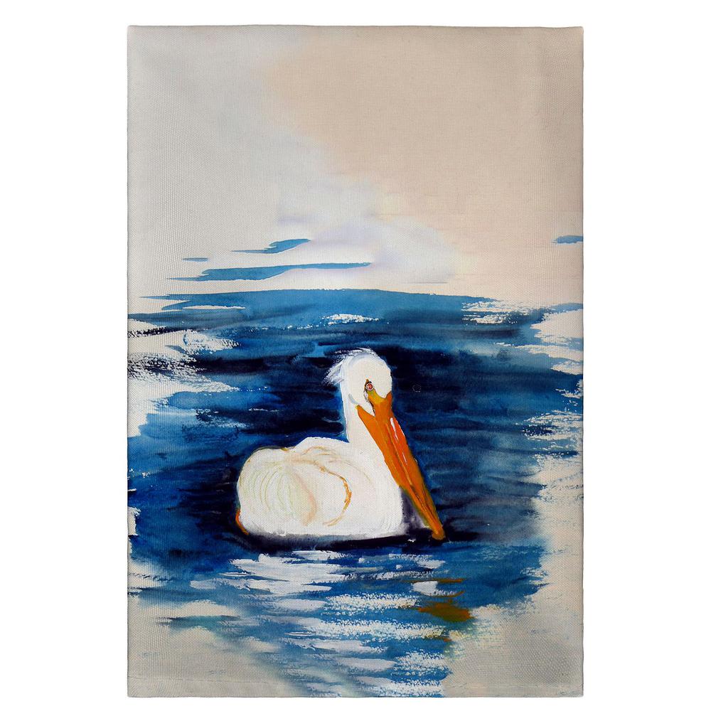Spring Creek Pelican Guest Towel. Picture 1