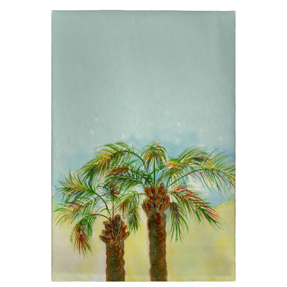Betsy's Palms Guest Towel. Picture 1