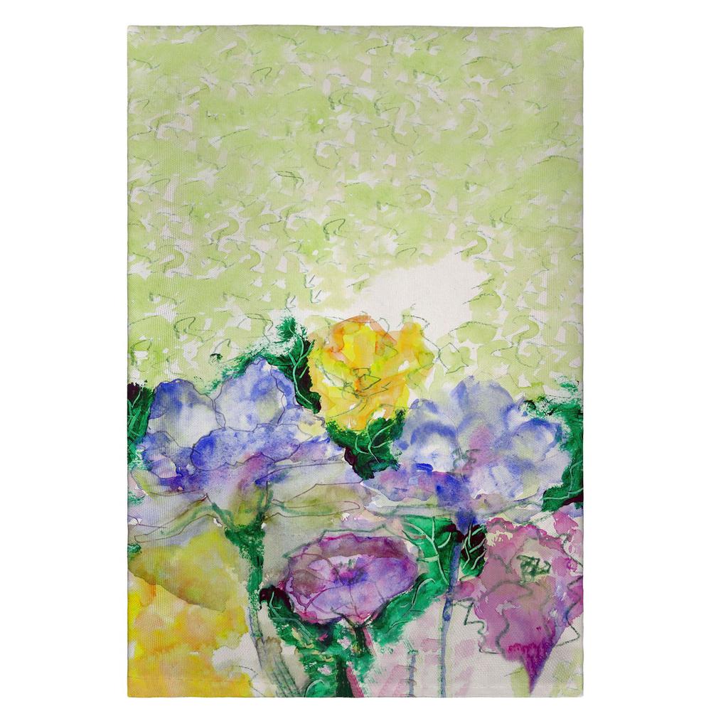 Watercolor Garden Guest Towel. Picture 1