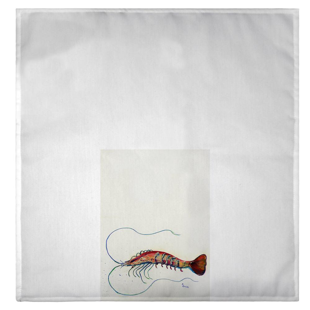 Betsy's Shrimp Guest Towel. Picture 2
