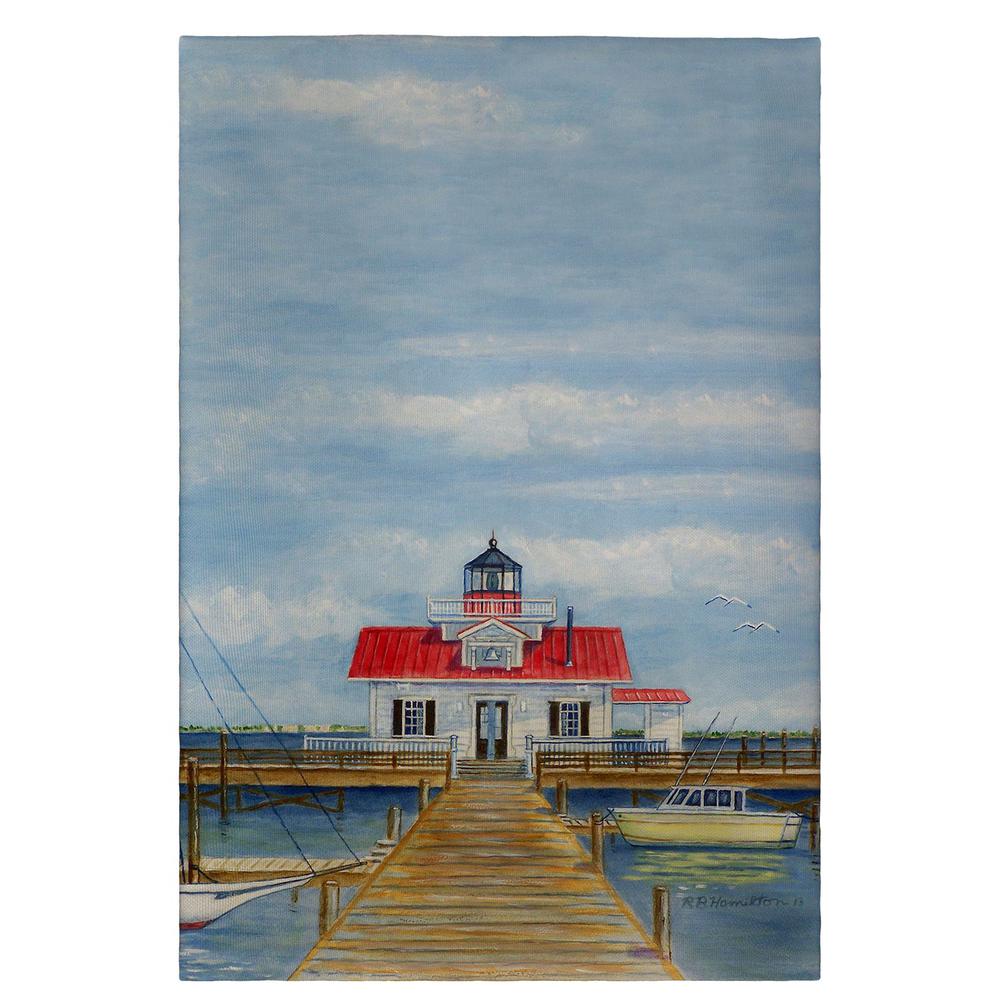 Marshes Lighthouse Guest Towel. Picture 1