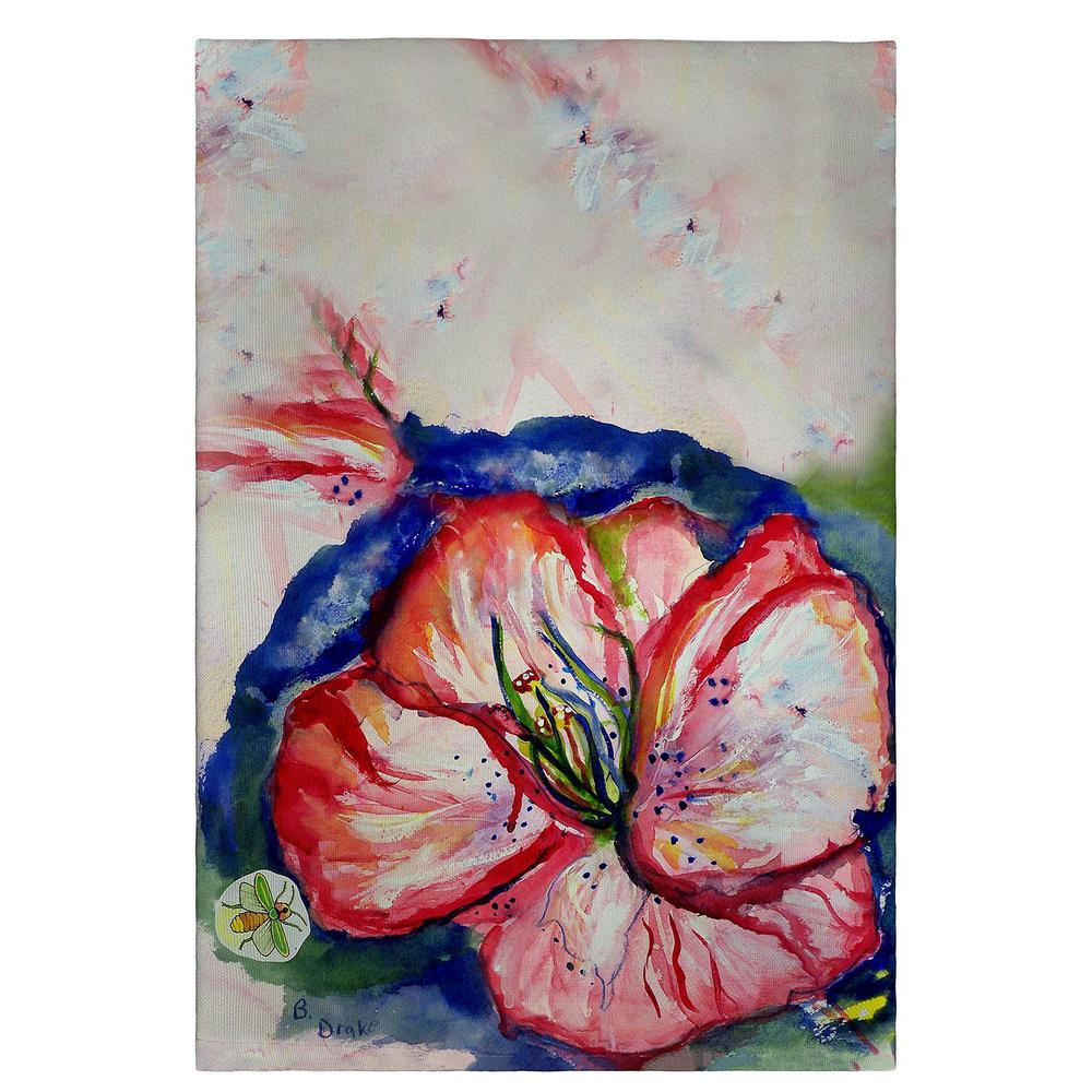 Hibiscus Guest Towel. Picture 1