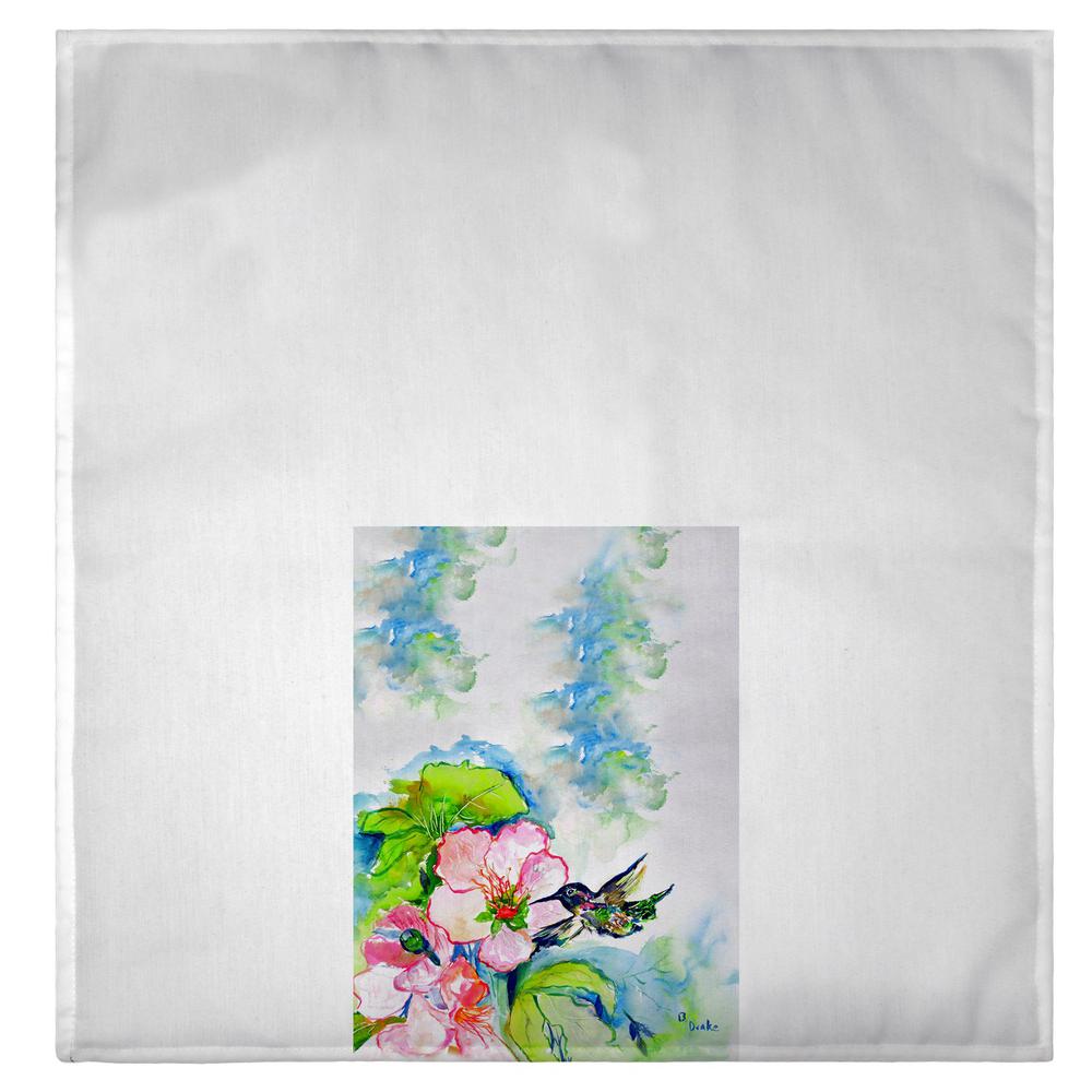 Bird and Hibiscus Guest Towel. Picture 2