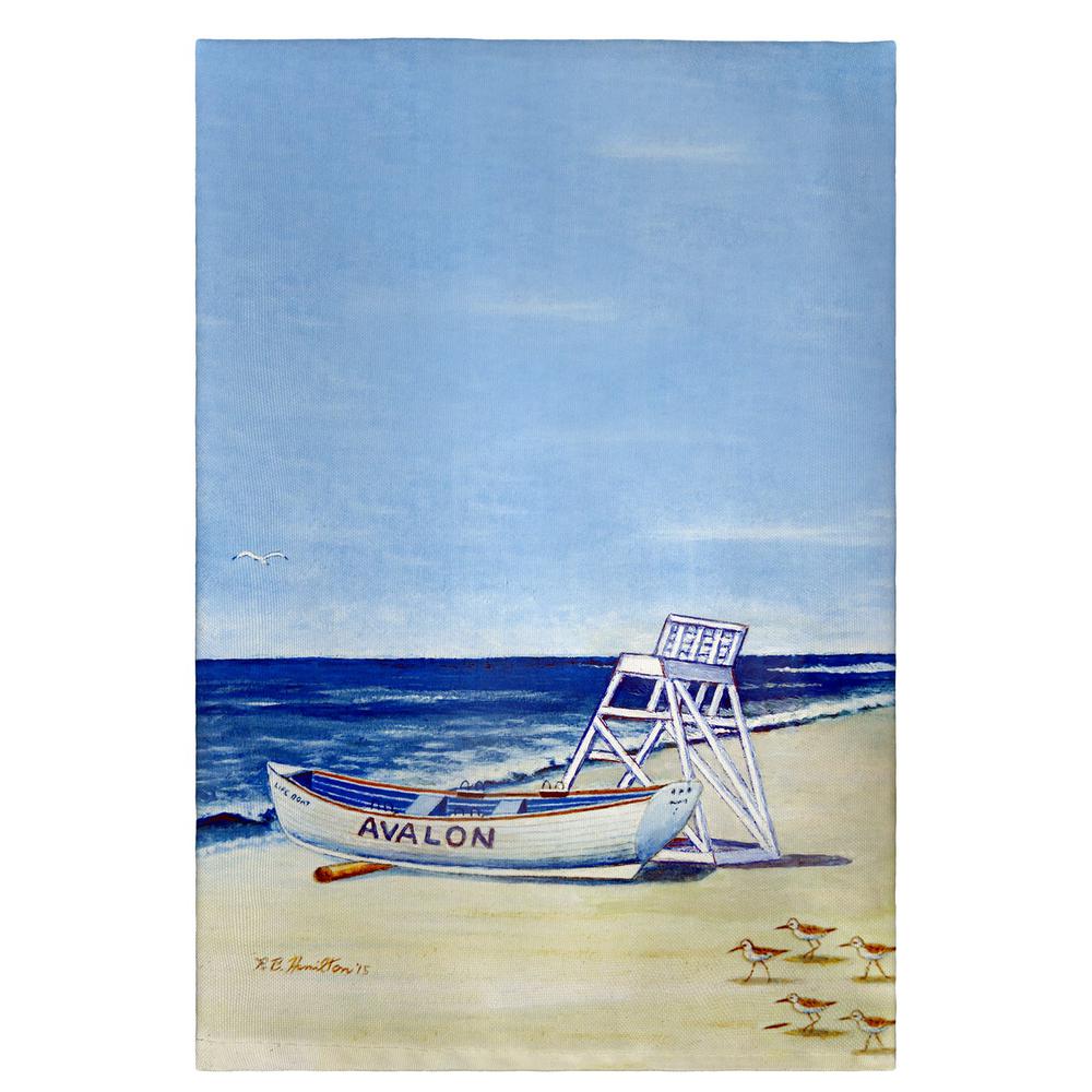 Avalon Beach, NJ Guest Towel. Picture 1