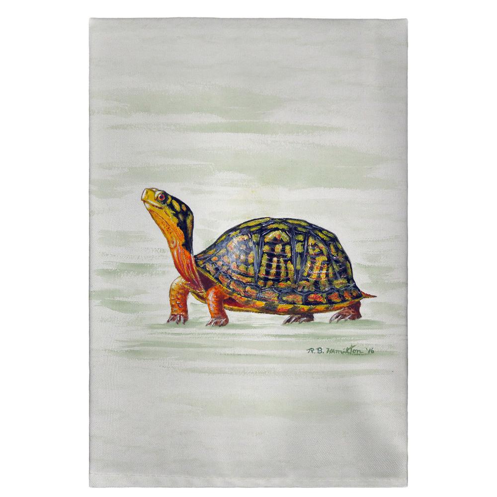 Happy Turtle Guest Towel. Picture 1