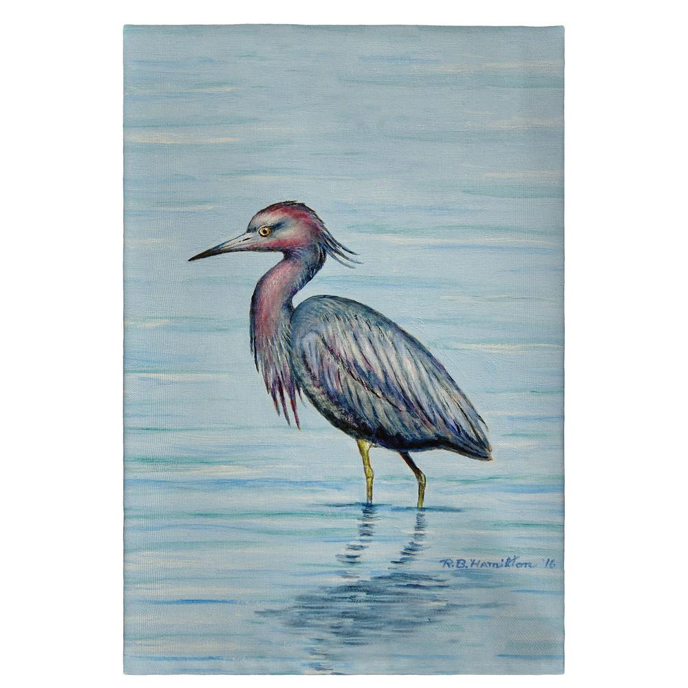 Dick's Little Blue Heron Guest Towel. Picture 1